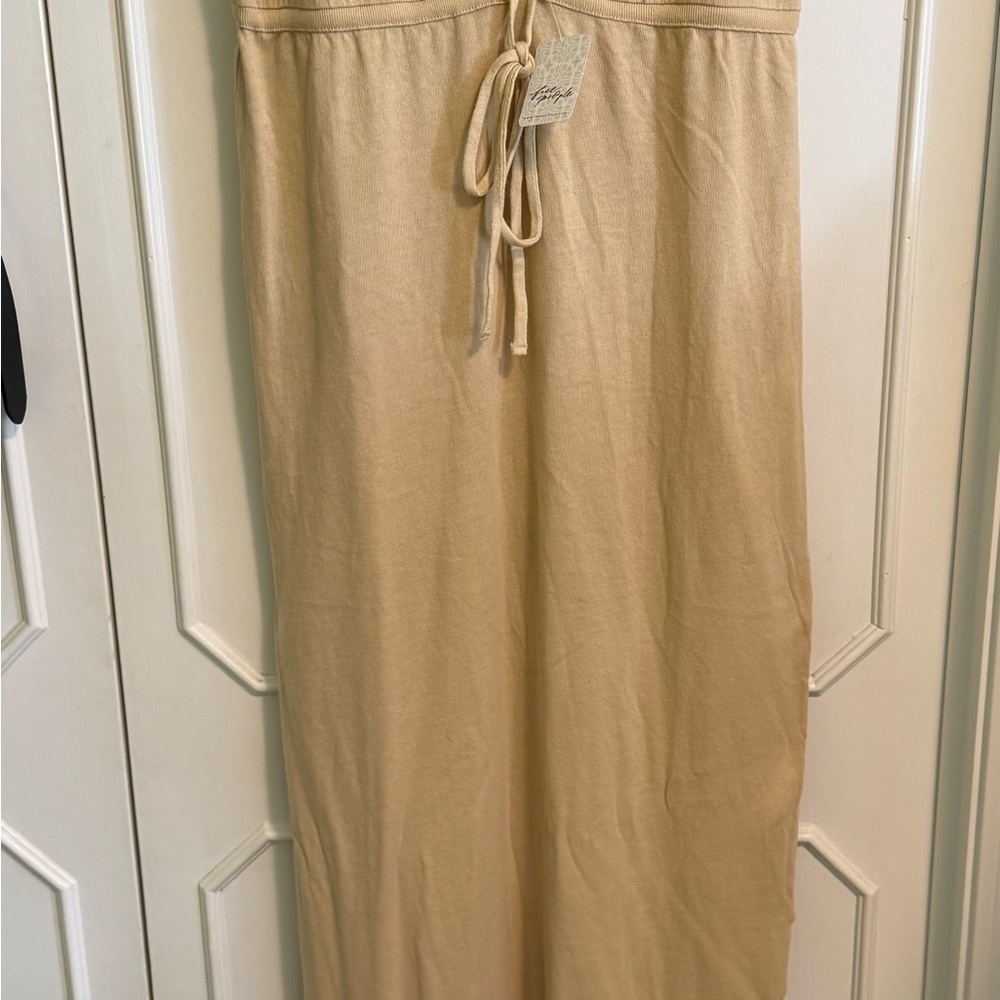 FREE PEOPLE BEACH Tie Front Midi Dress